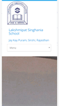 Mobile Screenshot of lakshmipatsinghaniaschool.com